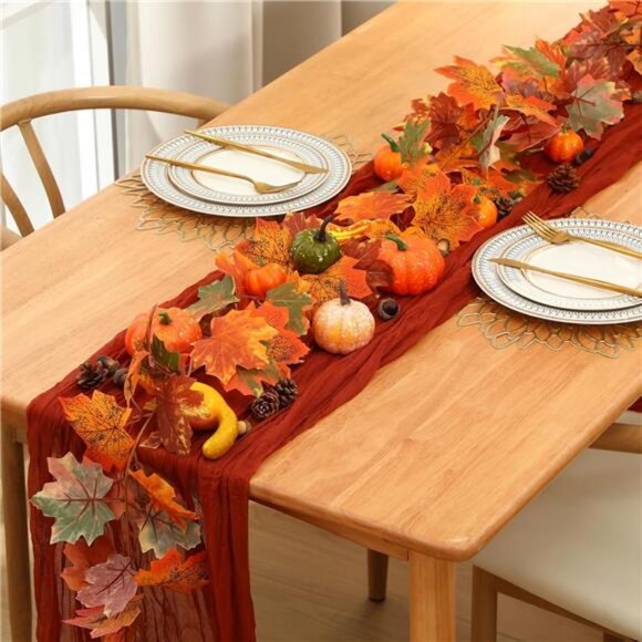 Fall Decorations for Home Thanksgiving Autumn Party Favors Terracotta Table - Picture 1 of 7
